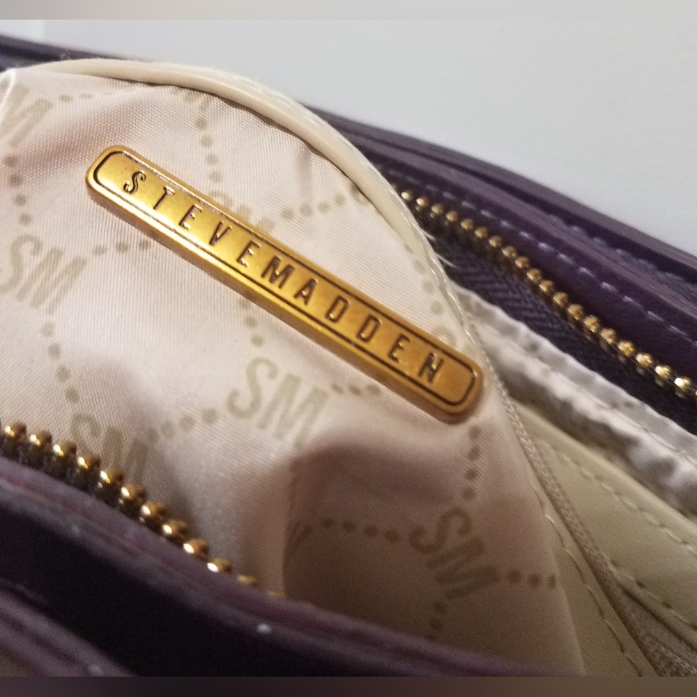 Steve Madden Beet Purple Crossbody Bag NWT - Picture 12 of 17